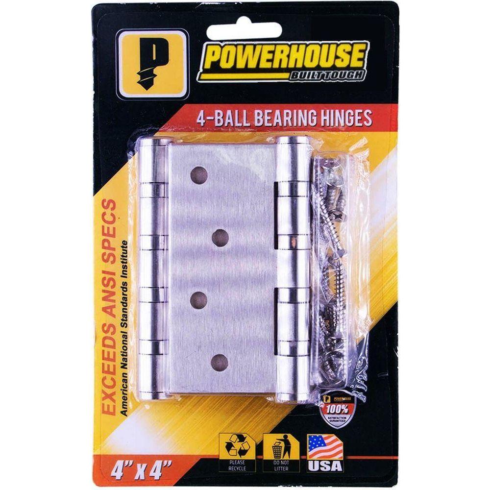 Powerhouse 4-Ball Bearing Hinges (Stainless) | Powerhouse by KHM Megatools Corp. Powerhouse 4-Ball Bearing Hinges (Stainless) | Powerhouse by KHM Megatools Corp.